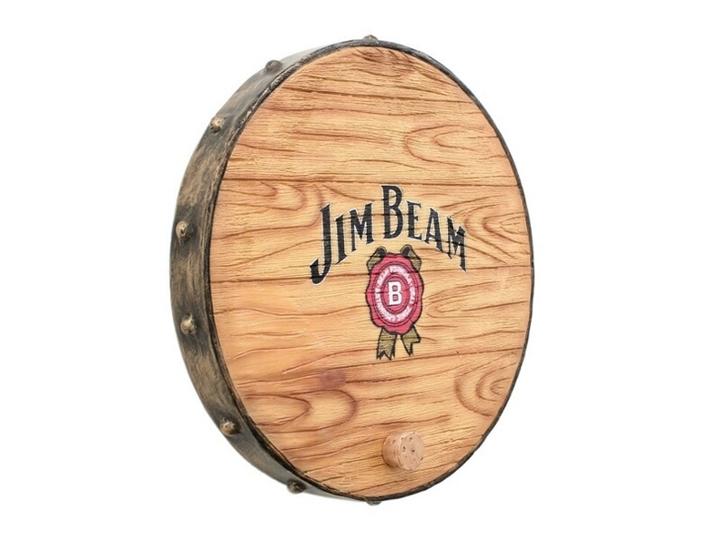 JBTH337F_VINTAGE_JIM_BEAM_BARREL_END_WITH_CORK_WALL_MOUNTED_ANY_NAME_AVAILABLE.JPG