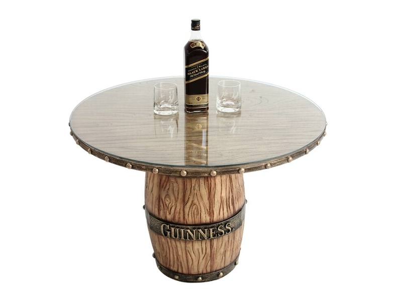 JBTH363E_LIGHT_BROWN_WOOD_GUINNESS_BARREL_TABLE_WOOD_GLASS_TOP_ANY_NAME_AVAILABLE_ON_THE_BARREL.JPG