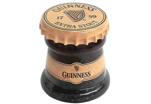 JBTH365 GUINNESS BOTTLE TOP LID BAR STOOL ALL BEER NAMES AVAILABLE