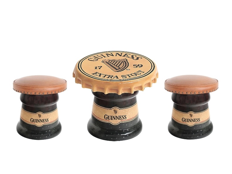 JBTH411_LARGE_GUINNESS_BOTTLE_TOP_LID_BAR_RESTAURANT_TABLE_BOTTLE_TOP_STOOL_WITH_BROWN_CUSHION.JPG