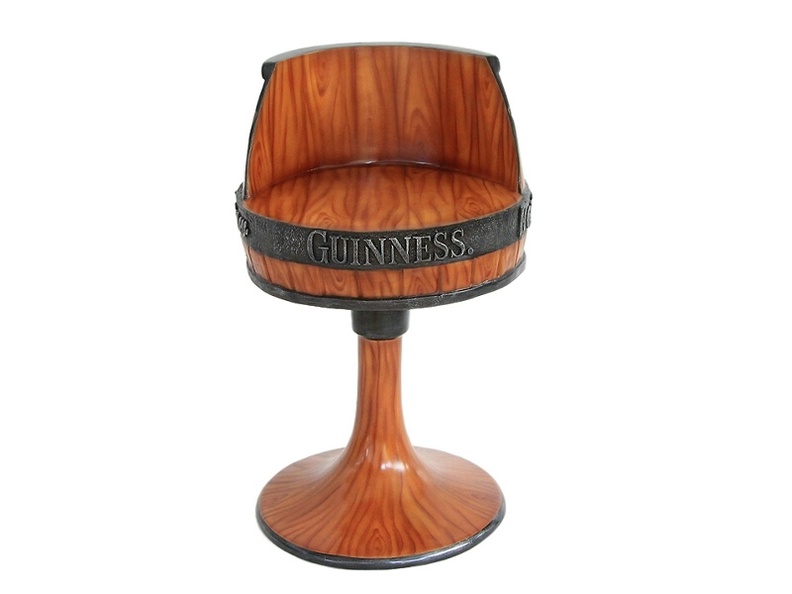JJ026_ANTIQUE_BARREL_CHAIR_WROUGHT_IRON_4_BEER_NAMES_RING_ON_WOOD_EFFECT_STAND_1.JPG