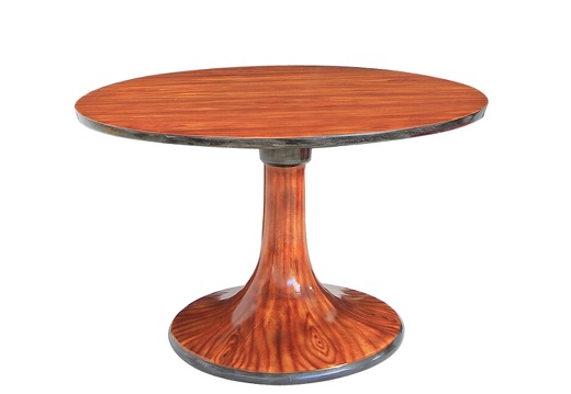 JJ050 WOOD EFFECT BAR RESTAURANT TABLE WOOD EFFECT STAND SMALL TOP