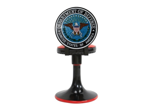 JJ1064A UNITED STATES DEPARTMENT OF DEFENCE WALL PLAQUE CHAIR 1