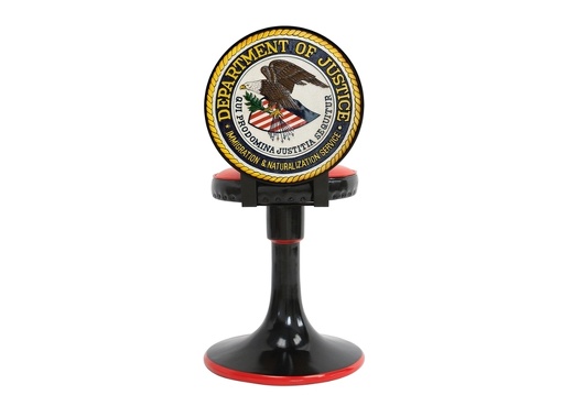 JJ1066A UNITED STATES DEPARTMENT OF JUSTICE AGENCY WALL PLAQUE CHAIR 1