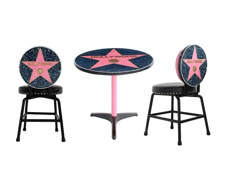 JJ1351A_FAMOUS_HOLLYWOOD_WALK_OF_FAME_STAR_TABLE_2_CHAIRS.JPG