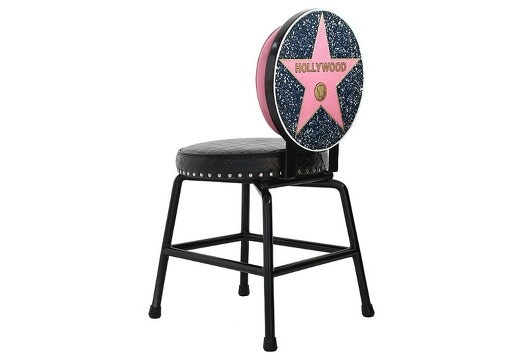 JJ1351 FAMOUS HOLLYWOOD WALK OF FAME STAR CHAIR 2