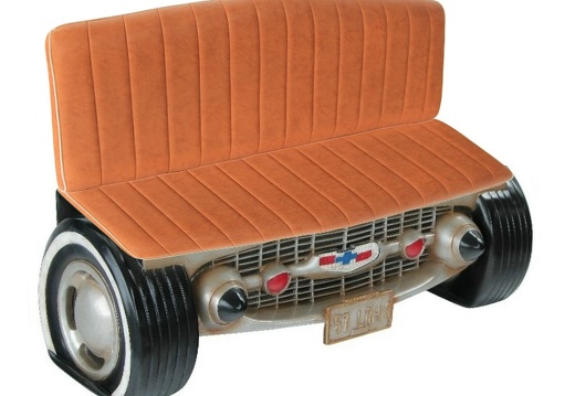 B0575 RETRO SEATING CAR SOFA BOOTH BACK TO BACK AVAILABLE 2