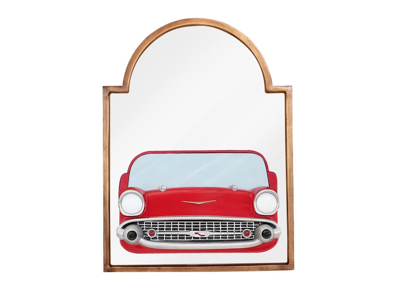 BJM0032_RED_CHEVY_VINTAGE_CAR_WALL_MOUNTED_MIRROR_1.JPG