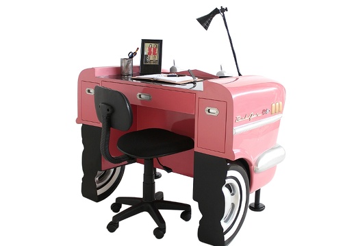 JBCR001 VINTAGE CHEVY BEL AIR CAR DESK FULLY FUNCTIONAL ALL COLORS AVAILABLE 5