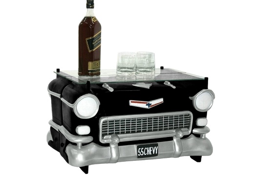 JBCR006 55 CHEVY CAR DECOR COFFEE TABLE BLACK JOINABLE ALL COLORS AVAILABLE