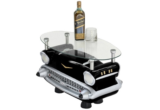 JBCR028 57 CHEVY COFFEE TABLE BLACK BACK TO BACK ALL COLORS AVAILABLE 1
