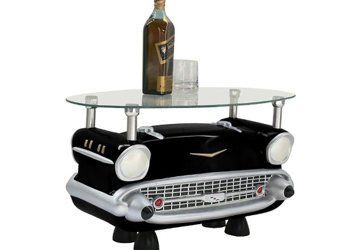 JBCR028 57 CHEVY COFFEE TABLE BLACK BACK TO BACK ALL COLORS AVAILABLE 2