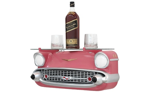 JBCR036 57 CHEVY SMALL VINTAGE WALL MOUNTED CAR SHELF PAINTED ANY COLORS