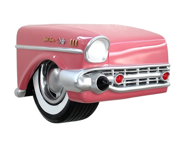 JBCR065_PINK_57_CHEVY_BELAIR_CAR_COMING_OUT_OF_THE_WALL_ALL_COLORS_AVAILABLE.JPG