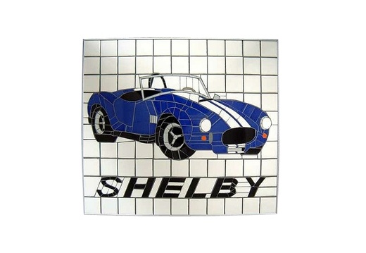 JBCR304 SHELBY MOSAIC TILE EFFECT BADGE WALL MOUNTED