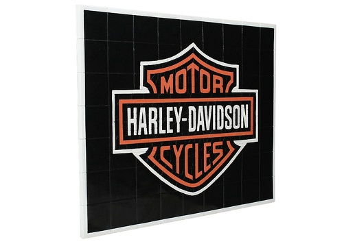 JJ305 LARGE HARLEY DAVIDSON MOTORCYCLE MOSAIC TILE WALL MOUNTED 2