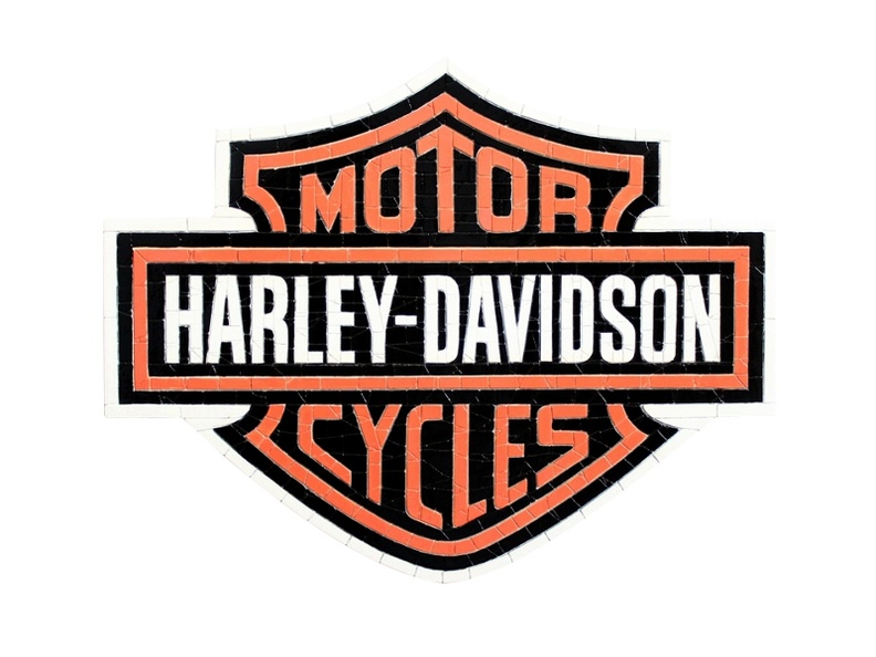 JJ306_SMALL_HARLEY_DAVIDSON_MOTORCYCLE_MOSAIC_TILE_WALL_MOUNTED_1.JPG