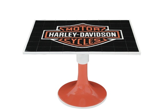JJ361 HARLEY DAVIDSON MOSAIC TILE TABLE 1