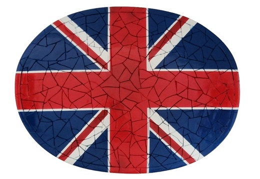 JJ6003 BRITISH FLAG MOSAIC TILE WALL MOUNTED ALL FLAGS ANY WORDS AVAILABLE