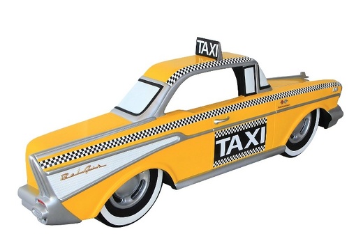 N6183 FAMOUS YELLOW NEW YORK TAXI ADVERTISING SIGN 2