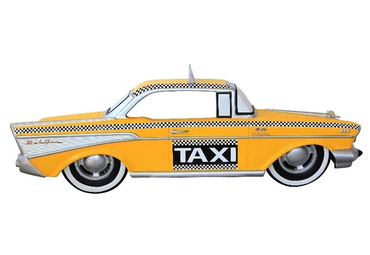 N6183 FAMOUS YELLOW NEW YORK TAXI ADVERTISING SIGN 3