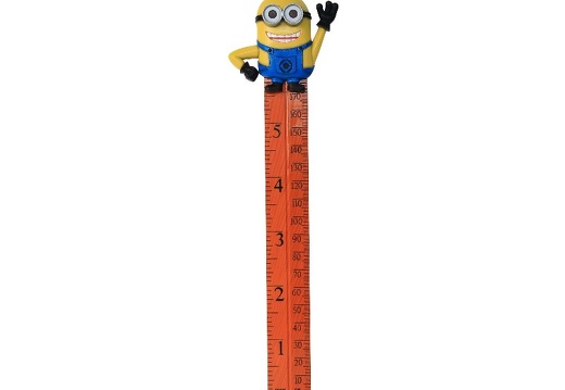 B0414 FUNNY YELLOW MINION HOW TALL ARE YOU RULER 1