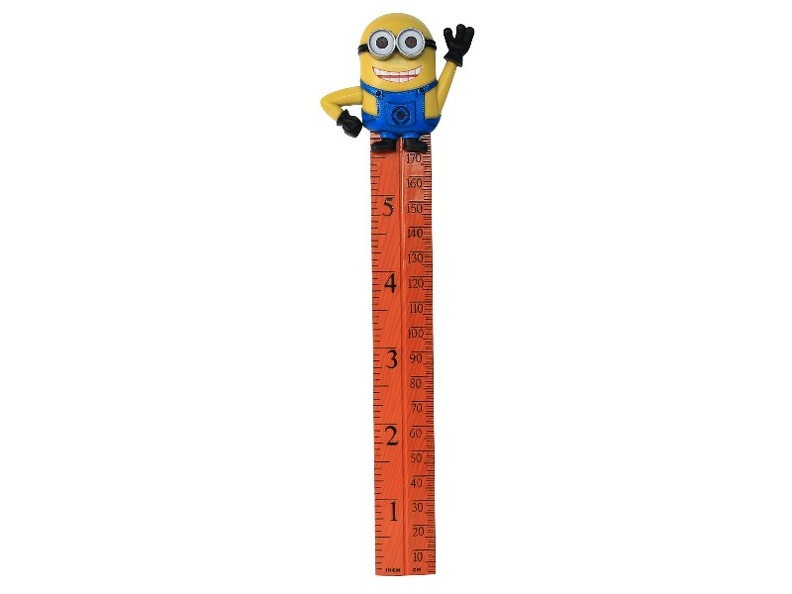 B0414_FUNNY_YELLOW_MINION_HOW_TALL_ARE_YOU_RULER_1.JPG