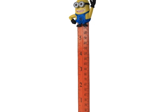 B0414 FUNNY YELLOW MINION HOW TALL ARE YOU RULER 2