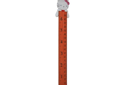 B0419 FRIENDLY FUNNY KITTEN HOW TALL ARE YOU RULER 3