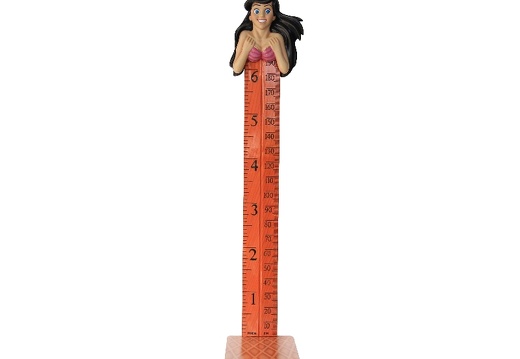 B0421 FRIENDLY FUNNY MERMAID HOW TALL ARE YOU RULER ON A BASE 1
