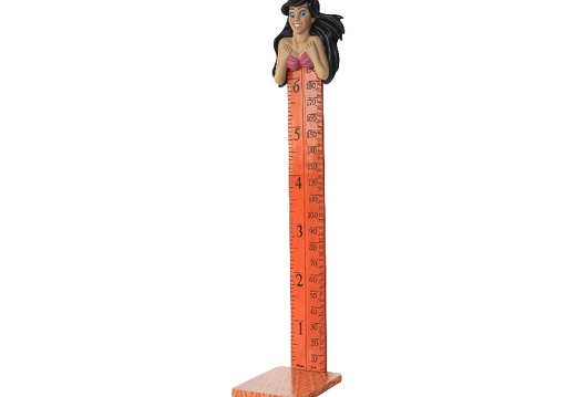 B0421 FRIENDLY FUNNY MERMAID HOW TALL ARE YOU RULER ON A BASE 2