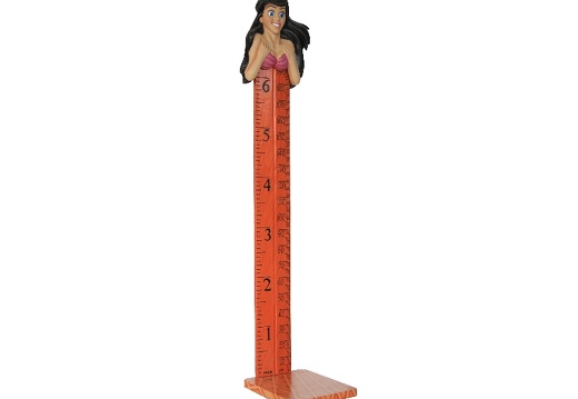 B0421 FRIENDLY FUNNY MERMAID HOW TALL ARE YOU RULER ON A BASE 3