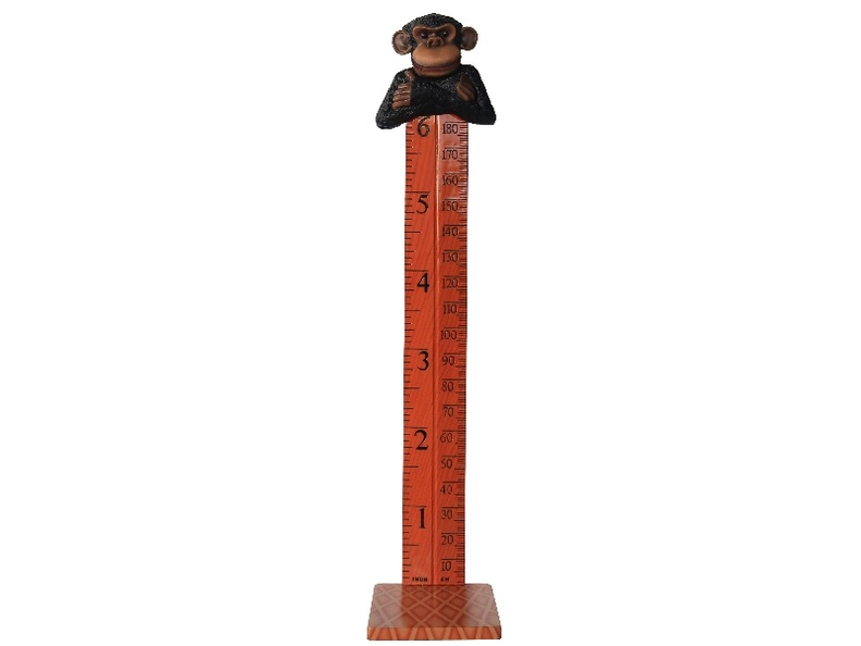 B0424_FRIENDLY_FUNNY_MONKEY_HOW_TALL_ARE_YOU_RULER_ON_A_BASE_1.JPG