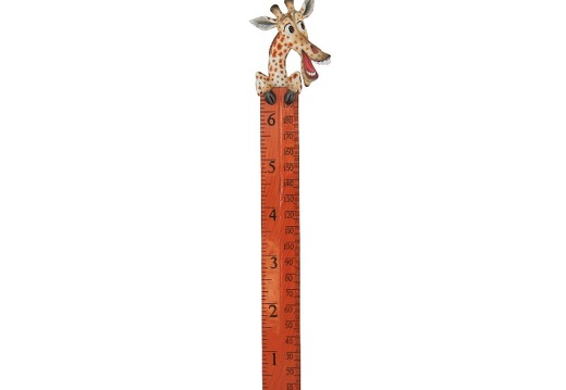 B0428 FRIENDLY FUNNY GIRAFFE HOW TALL ARE YOU RULER 1