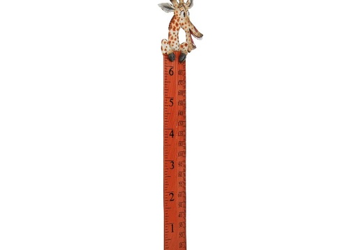 B0428 FRIENDLY FUNNY GIRAFFE HOW TALL ARE YOU RULER 3