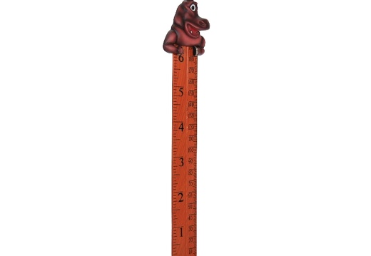 B0429 FRIENDLY FUNNY HIPPAPOTATUS HOW TALL ARE YOU RULER 2