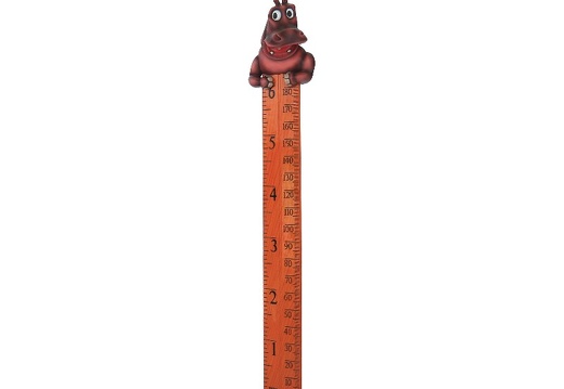 B0429 FRIENDLY FUNNY HIPPAPOTATUS HOW TALL ARE YOU RULER 3