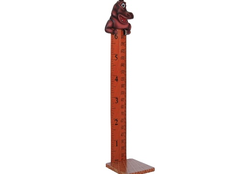 B0430 FRIENDLY FUNNY HIPPAPOTATUS HOW TALL ARE YOU RULER ON A BASE 2