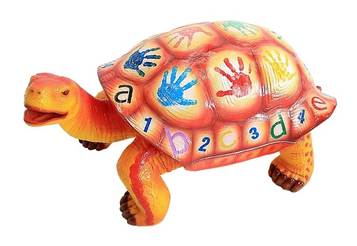 JBA199 FULL FUNCTIONAL BEAUTIFULLY PAINTED DECORATED CHILDRENS TURTLE TOY BOX OPENING SHELL 2