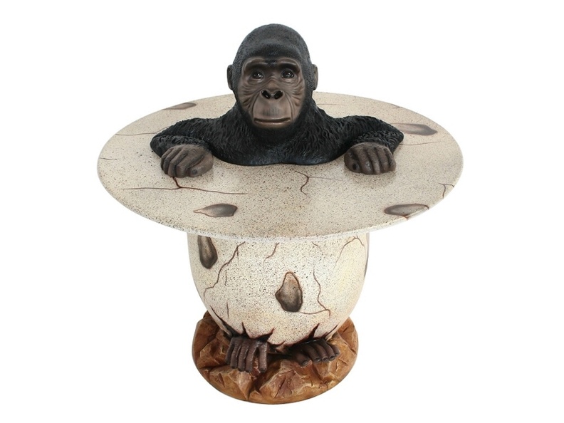 JJ1441_MALE_GORILLA_CLIMBING_OUT_OF_A_EGG_TABLE_1.JPG