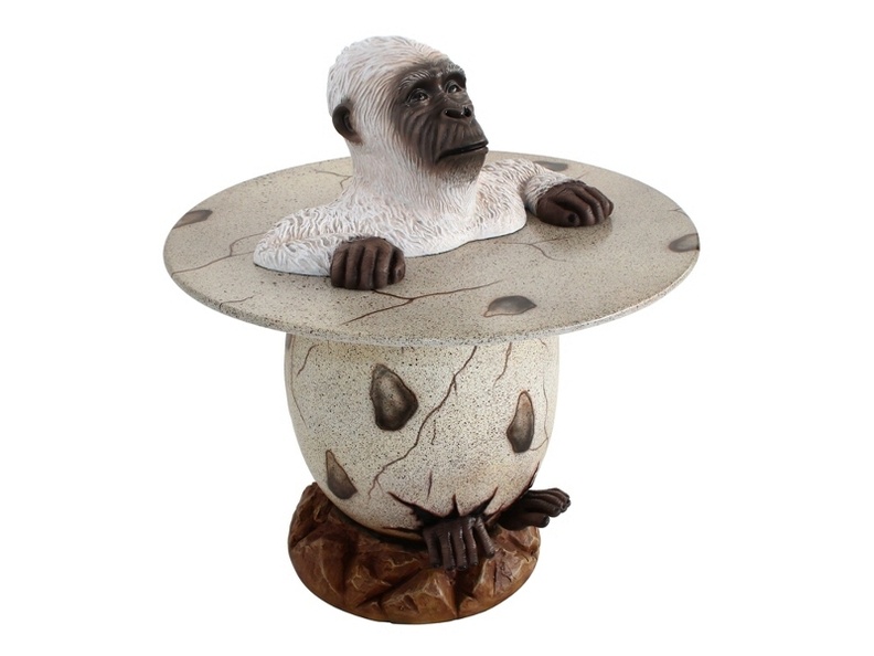 JJ1443_MALE_WHITE_GORILLA_CLIMBING_OUT_OF_A_EGG_TABLE_2.JPG