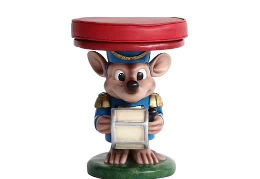 JJ1447 FUNNY MUSICAL MOUSE DRUM STOOL 1