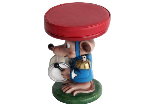 JJ1447 FUNNY MUSICAL MOUSE DRUM STOOL 3