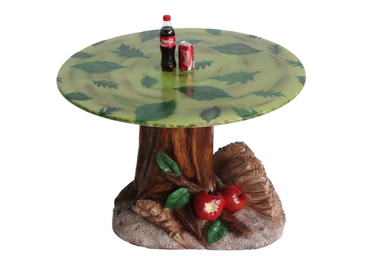 JJ1998 TREE TRUNK WITH APPLES TABLE 1