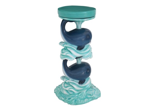JJ448 FUNNY 2 CUTE WHALES STOOL 1