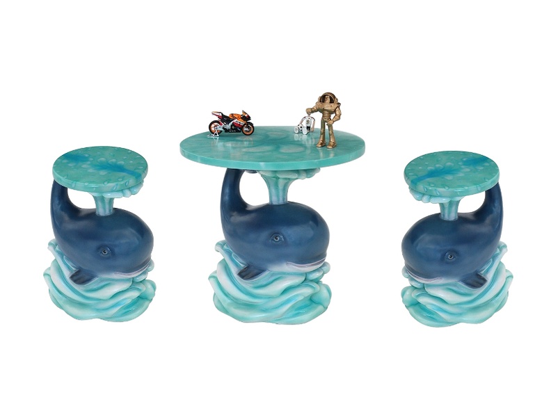JJ454_FUNNY_CUTE_WHALE_TABLE_WATER_EFFECT_TOP_SMALL_2_WHALE_STOOLS.JPG