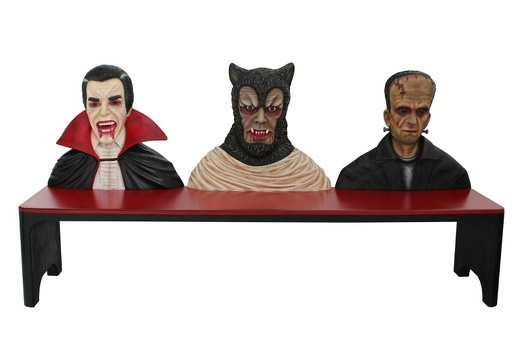 JJ5064 FAMOUS SCARY MONSTERS BENCH