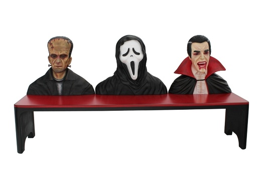 JJ5067 FAMOUS SCARY MONSTERS BENCH