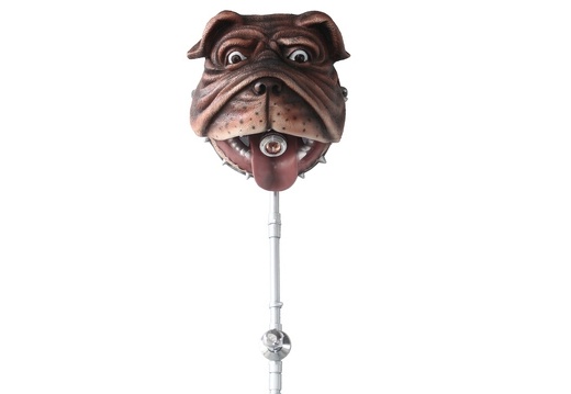 JJ6083 FUNNY DOGS HEAD WORKING SHOWER WALL MOUNTED 1