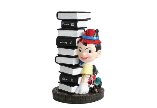 JJ636 PINOCCHIO WITH SCHOOL BOOKS JIMINY CRICKET DISPLAY STAND 2